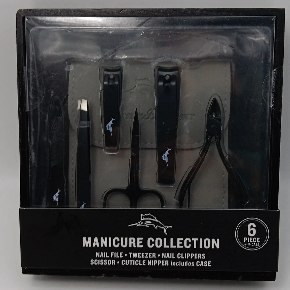 TOMMY  BAHAMA MANICURE COLELCTION - BLACK/GRAY